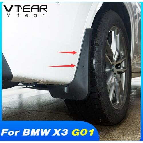 Vtear car Tires Fender cover accessories exterior flares splash guard Trim parts mudguards decoration For BMW X3 G01 2021 2018