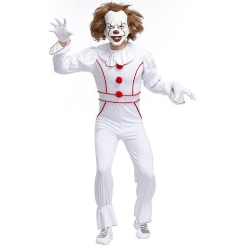 Halloween Ghost Doll Adult Male Style European and American Horror Movie Character Role-playing Couple Dress Up Clown Costume