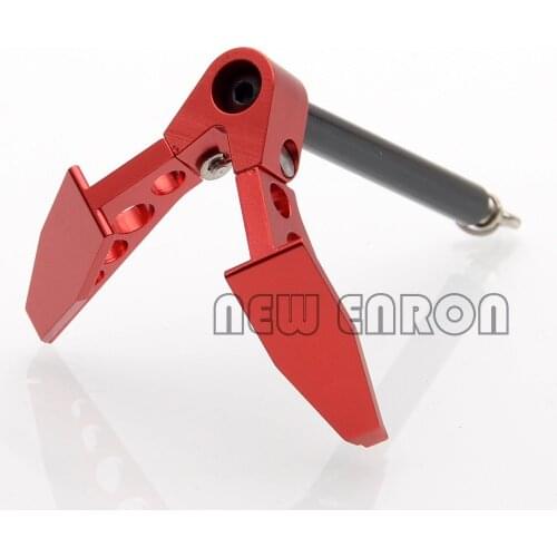 Foldable Winch Anchor Earth Ground Decoration Metal for RC Crawler Car 1/10 Tamiya CC01 Traxxas TRX4 Axial SCX10 D90 D110 MST