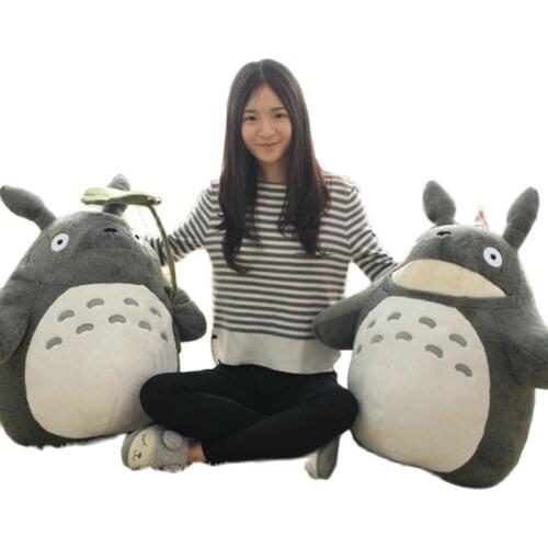 30-70cm Cute Anime Girl Kids Toys Totoro Doll Large Size Soft Pillow Totoro Plush Toy Doll Children Birthday Gift Cartoon Home