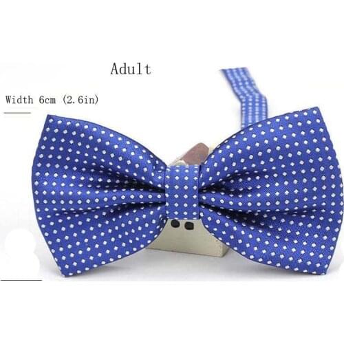 Mens Adjustable Dress Wedding Tuxedo Pretied Black Bow Tie Polka Bowties Neck KIDS Fancy DOT Bow Prom Formal