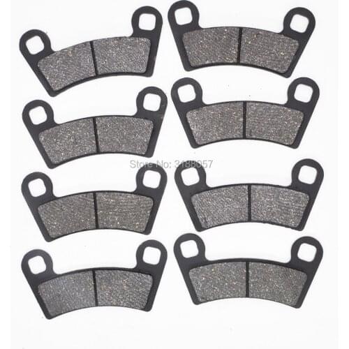Front & Rear Brake Pads for Polaris RZR 1000 XP, Ranger Crew 700 800 & 900, RZR-4 XP