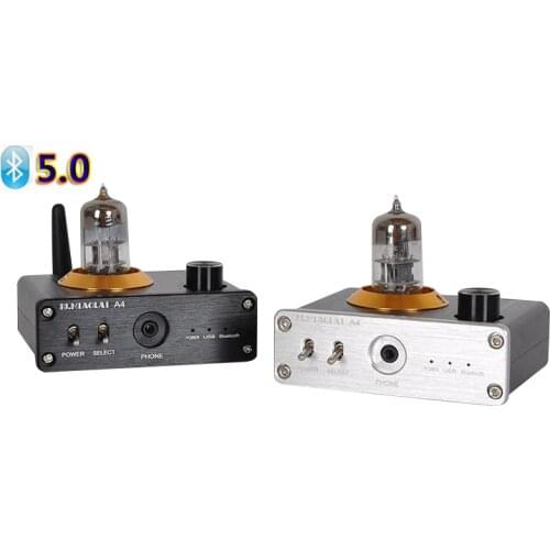 PJ.MIAOLAI A4 6N3 Tube Bluetooth 5.0 Amplifier QCC3008 APTX USB sound card