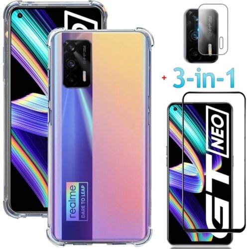 Realme GT 5G, Anti-shock Clear Case for Realme GT Neo 5G Silicone Phone Cases Realmi GT Neo Flash Soft Cover Realme GT Case