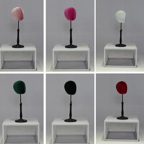 Adjustable Tabletop Hat Stand Mannequin Wig Cap Display Stand