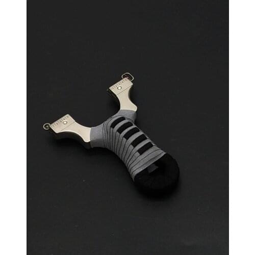 Stainless Steel Slingshot CNC Cutting Body Hunting Accessories Compound Bow And Arrow Recurve Bow Pocket Outdoors Catapult Tools