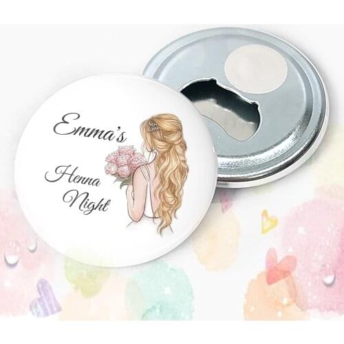 Save The Date Metal The Opener Magnet wedding, henna, christening 25 pcs