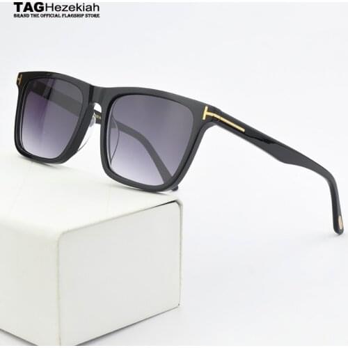 New Square retro sunglasses men women TF832 acetate frame Luxury Brand design Sun glasses driving Goggles UV400 vintage sunglass