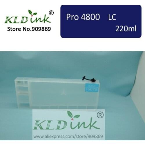 [KLD Ink] T6065 Compatible refillable ink cartridge for Stylus Pro 4800 Large Format Inkjet Printer ( 1 cartridge with chip)