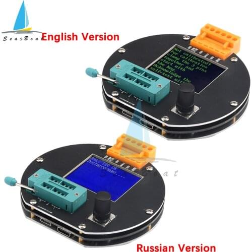 New GM328A Transistor Tester Diode Capacitance ESR Voltage Frequency Meter PWM Square Wave Signal Generator with Base