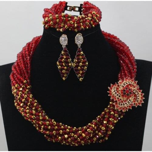 Vintage African Fashion Jewelry Sets Hot Sale 2017 Wedding Jewelry Handmade Set Free Shipping hx293