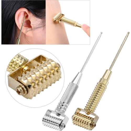1pcs Multifunction Acupoint Probe Acupuncture Points Detector Facial Acupoints Spring Massage Roller Face Muscle Relaxation Kit