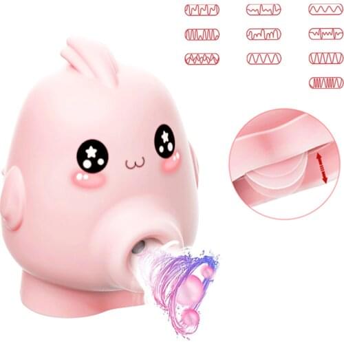 2 In 1 Clit Nipple Sucking Tongue Licking Vibrator Clitoris Stimulator Oral Pussy Licking Sex Toys for Women Sucker Vibrator