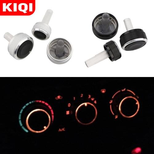 3Pcs/Set Car Air Conditioning Heat Control Switch Knob Fit for Volkswagen VW Lavida Passat B5 Bora Golf 4 AC Knobs Car Parts