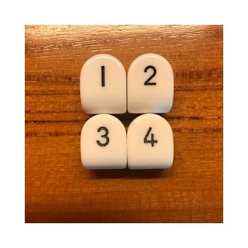4 Pieces D4 Dice for Dungeons & Dragons 4 Sided Games Casting Dices Desktop Polyhedral Set ,as Toy Kit 16mm