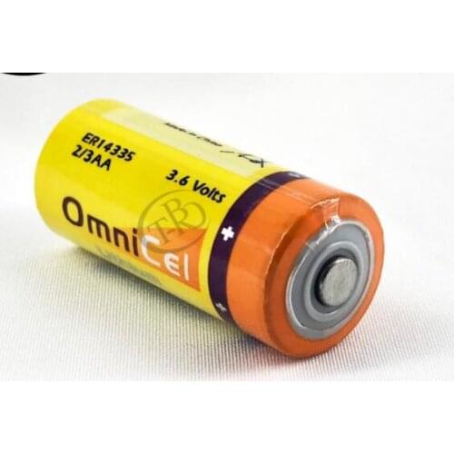 5PCS ER14335 2/3AA 3.6V lithium battery PLC equipment industrial control instrument lithium battery