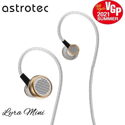 Astrotec Lyra Mini Dynamic Drive Headphone Earplugs In-Ear Subwoofer HiFi Sound Quality Fever Music Flat Earphone Earbuds