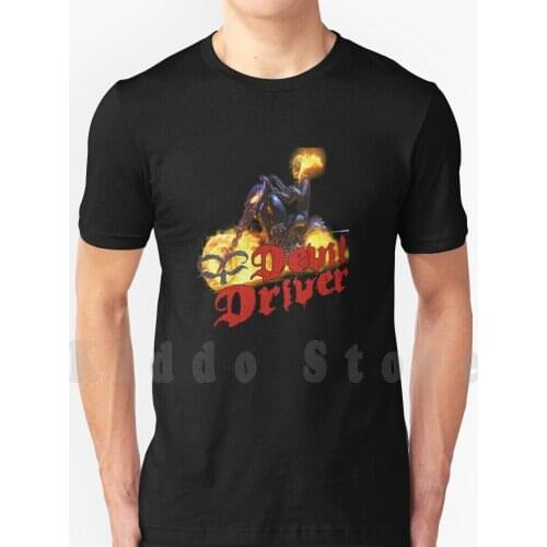 Devil Driver T Shirt Cotton Men Diy Print Cool Tee Devile Boy Meme Red 2000S 101 Dalmatians Dam Driver Driver Car Cool Drive