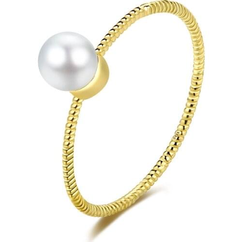 White Pearl Ring,Thomas Style 14K Fashion Good Jewerly For Men & Women,2021Ts Gift In 925 Sterling Silver,Super Deal