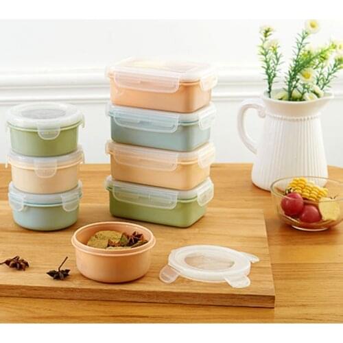 Box Wheat Straw Split Lunch Box For School Kids Work Portable Multiple Grids Microwave Food Storage Container