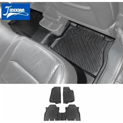 JIDIXIAN TPE Car Foot Mats Cargo Liner Pad for Jeep Wrangler JL Gladiator JT 2018 2019 2020 2021 Car Floor Mats Accessories