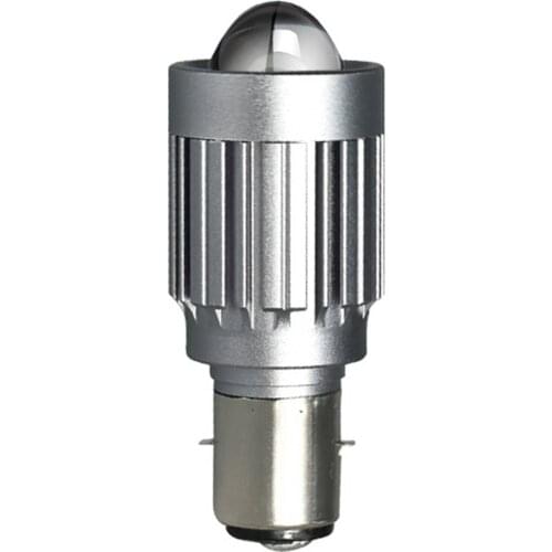 Motorcycle LED Lens Strong Dual Lights Low High Headlamp Fog Lights For Motorcycle Electric Bike Tricycle With Heat Sink