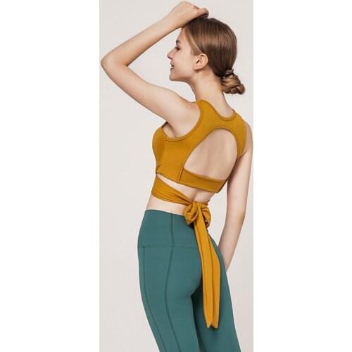 New Bandage Yoga Sets Beautiful Back Fitness Clothing Breathable Workout Clothes For Women Sexy Sports Wear For Women Gym