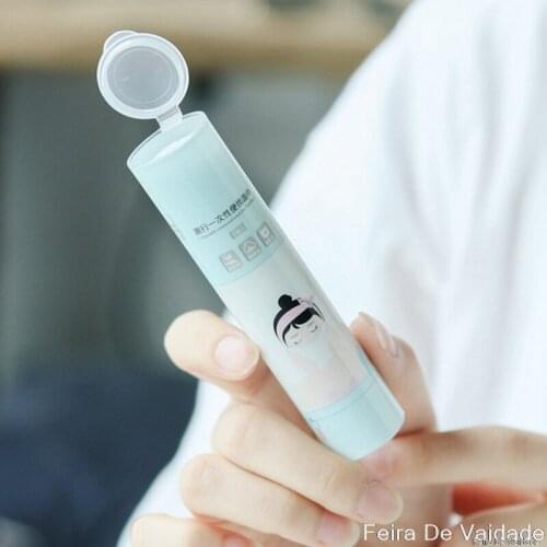 10Pcs/box Practical Compressed Towels Disposable Household Travel Compact Face Washcloth Outdoor Nonwoven Pill Clean Towel