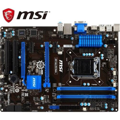 MSI Z87-G41 PC Mate original mainbaord Z87 LGA 1150 DDR3 i3 i5 i7 DDR3 64GB SATA3 USB3.0 Z87 usedDesktop motherboard boards