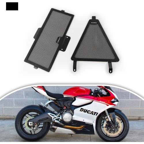 Motorcycle Radiator Grille Guard Cover Protector Simple For Ducati Panigale 1199 1299 899 9591199S 1299S V2 2020