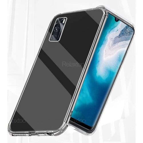 Transparent Phone Case For Vivo V20 SE Silicone Case Phone Shell For Vivo V20SE Soft TPU Shockproof Back Cover Coque