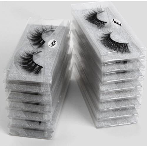 Mink Lashes Wholesale Eyelashes Bulk 10/20/30 Pairs Soft Fluffy Natural Mink False Lashes Makeup Mink Eyelashes Faux Cils