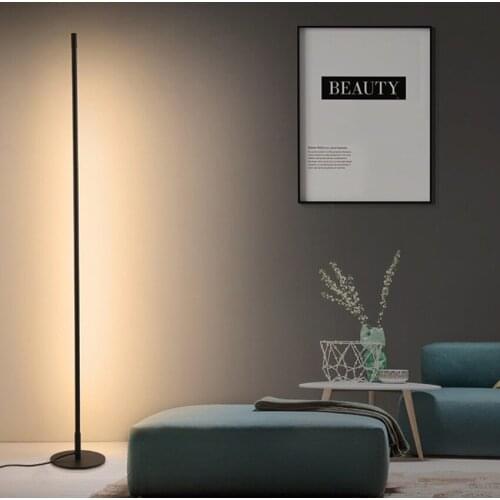 Modern LED Floor Lamp Home Decor Living Room Bedroom Floor Light Dimmable Remote Control Standing Lamp Office Corridor Lighting