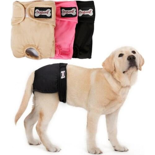 5Pcs Female Dog Physiological Pants Retriever Menstrual Safety Pants Puppy Sanitary Diaper Pet Anti-harassment Estrus Underpants