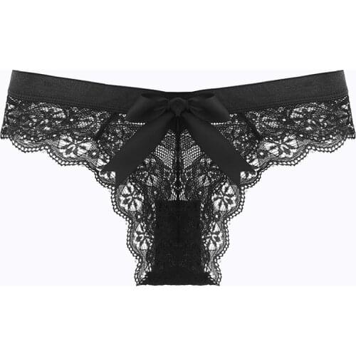 Lace Panties Womens Pure Cotton Crotch Sexy Low Waist Seamless Large Size Ladies Briefs Comfortable Breathable Girl Underwear