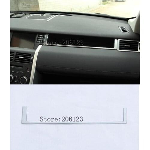 1 Piece For Land Rover Discovery Sport 2015 2016 2017 2018 ABS Chrome Console Control U Decoration Frame Interior Trim