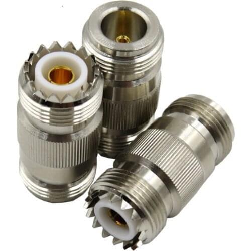 10PCS Adapter N Female to UHF SO239 SO-239 Female Jack RF Coaxial Connectors