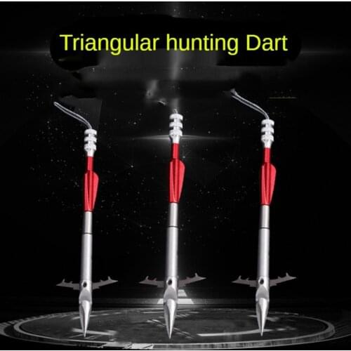 140mm Professional Fishing Slingshot Arrows Powerful Deepwater Fish Darts Hunting Slingshot Head Adult Shooting Crossbow Arrow
