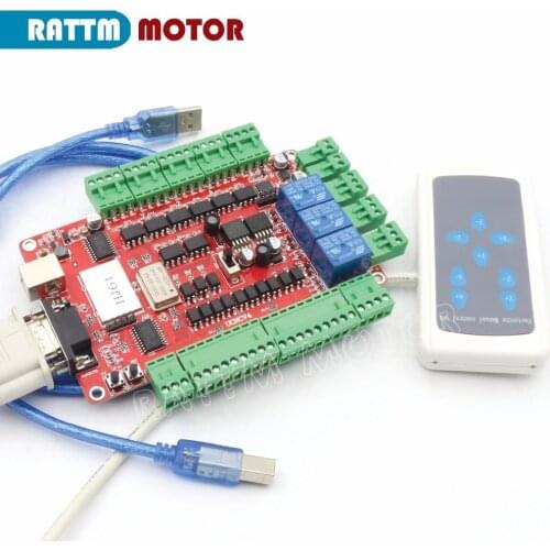 4 Axis USBCNC breakout board interface card Controller board for CNC Router Engraving Milling Machine controller