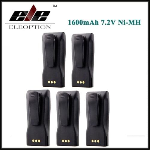 5 PCS/Lot 7.2V Ni-MH Battery for MOTOROLA 7.2 V NNTN4496 NNTN4496AR NNTN4851 NNTN4851A 1600mAH