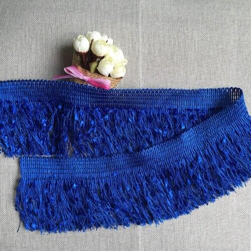 6Meters 10cm Latin Dance Tassel Lace Trim Fringe Trimming DIY Craft Best Quality Material Accessory Lace Fabric