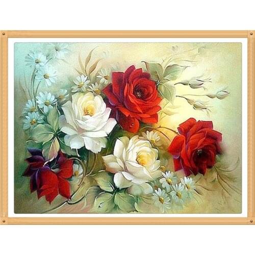 Red Peony 5D Full Drill Diy Diamond Painting Flowers Cross Stitch Resin Square/round Sets Home Decor Picture By Numbers Kit