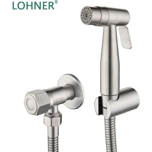Stainless Steel Toilet Fresh Water Bidet Sprayer Set Pulverizador Agua Vulva Portable Shower Accessories Duchas Anales Jet Spray