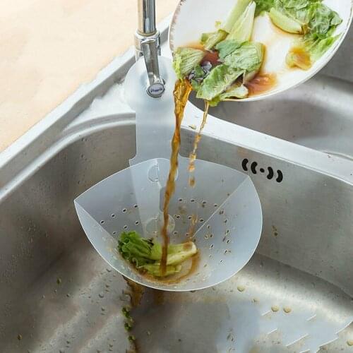 1/2/3/4/5pcs Colanders & Strainers Reuse Food Residue Drain Bag Rubber Rubbish Storage Tool Kitchen Tools & Gadgets Hot E11827