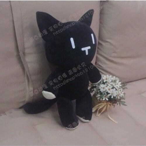 The World Ends With You plush toy Game Misaki Shiki figure Nyantan cat doll cosplay 40cm soft pillow