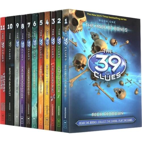 11 Books/Set The 39 Clues Children Books Kids English Reading Story Book Detective reasoning story Novels Book