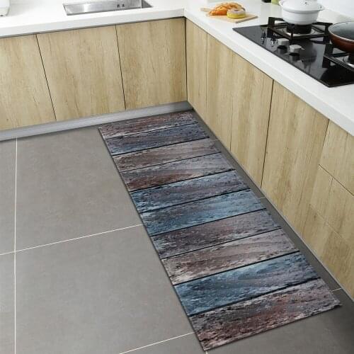 Wood Grain Pattern Kitchen Rug Entrance Doormat Living Room Bedroom Children Floor Decor Carpets Home Bath Hallway Non-Slip Mat