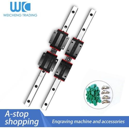 HGR 45mm linear guide HGR45 length 2200 2250mm with HGH45CA HGW45CC slide rail for CNC