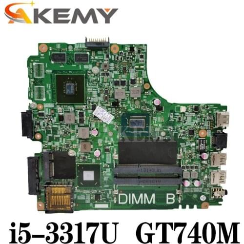 Original Laptop motherboard For DELL Inspiron 14R 3421 5421 SR0XL I5-3337U GT740M Mainboard N14P-GE-A2 12204-1 CN-01FK62 01FK62