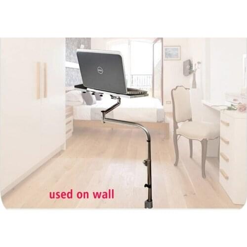 OK 170 Laptop wall Stand Adjustable Sofa Computer Monitor Holder Mount +Keyboard Holder Rotating Laptop Table Lapdes